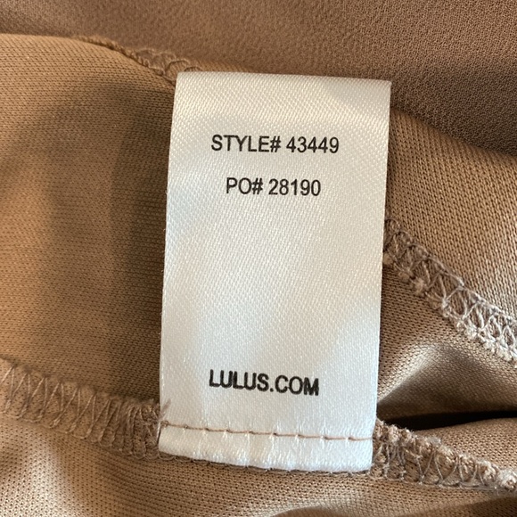 Lulus Heavenly Hues Taupe Maxi Dress Size XS - Picture 5 of 5